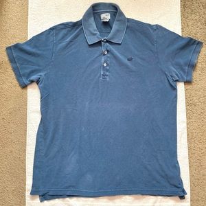 Lacoste Vintage Wash Airforce Blue Polo Shirt